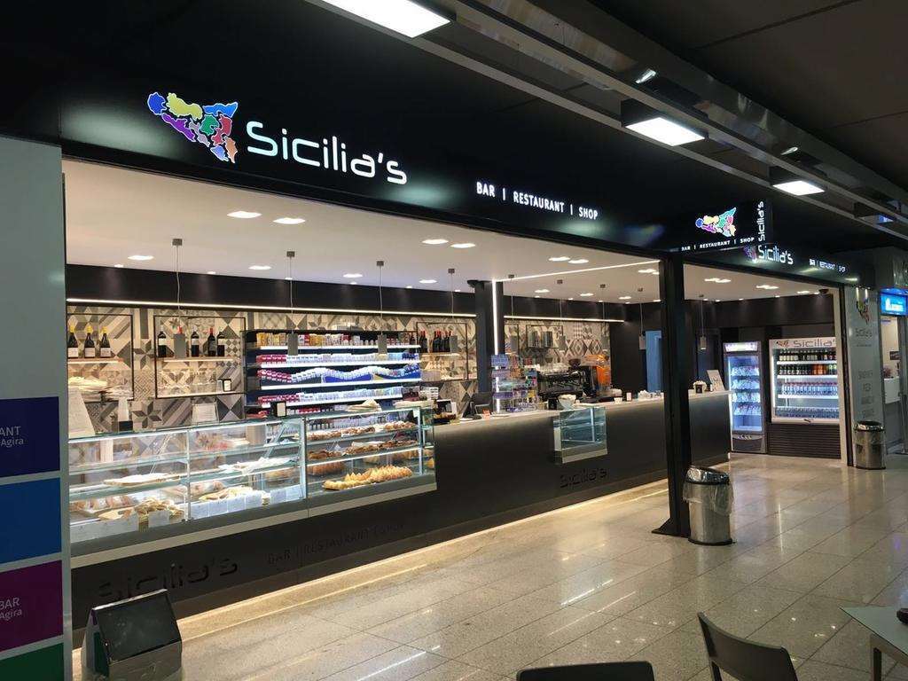 Sicilia S Residence Hotel - אצ'י קטנה מסעדה תמונה